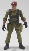 Chap Mei S1 Sentinel 1 Army Military Soldier 4" Tall Toy Action Figure - Green with Grey Vest