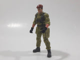 Chap Mei S1 Sentinel 1 Army Military Soldier 4" Tall Toy Action Figure - Green with Grey Vest