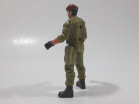 Chap Mei S1 Sentinel 1 Army Military Soldier 4" Tall Toy Action Figure - Green with Grey Vest