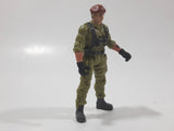 Chap Mei S1 Sentinel 1 Army Military Soldier 4" Tall Toy Action Figure - Green with Grey Vest