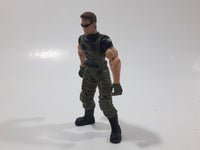 Chap Mei S1 Sentinel 1 Army Military Soldier 4" Tall Toy Action Figure - Black Shirt