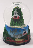 Hell's Gate British Columbia Gondola Mountain Tree Tree Themed 2 1/2" Miniature Snow Globe