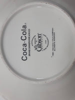 1997 Gibson Coca-Cola 8" Diameter Checkered Ceramic Bowl Dish