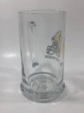 Green Bay Packers NFL Football Team 5 1/2" Tall Clear Glass Beer Mug Cup