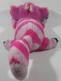 Walt Disney Store Disney Pixar Alice in Wonderland Cheshire Cat Pink Talking and Animated Motion Glow in the Dark Stuffed Plush Robotic