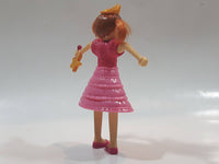 2010 Burger King Pinkalicious Victoria Kann Wishful Pinking! 4" Tall Toy Doll Figure