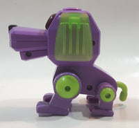 2002 McDonalds SEGA Toys Robo Chi Pets Purple Dog 4 1/2" Long Toy Figure