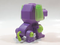 2002 McDonalds SEGA Toys Robo Chi Pets Purple Dog 4 1/2" Long Toy Figure