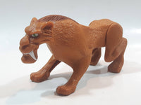 2009 McDonald's Fox Ice Age Dawn of The Dinosaurs Diego Saber Tooth Tiger 4 1/2" Long Toy Action Figure