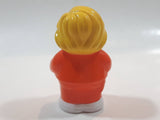 1998 Shelcore Paramedic Medic Doctor Orange 2 1/2" Tall Plastic Toy Figure