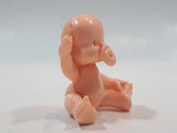 Vintage Sitting Baby with Soother 1 5/8" Tall Plastic Toy Figure