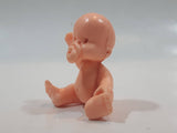 Vintage Sitting Baby with Soother 1 5/8" Tall Plastic Toy Figure