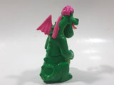 1996 McDonald's Disney Pete's Dragon Movie Green 3 1/2" Tall Plastic Toy Figure