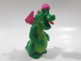 1996 McDonald's Disney Pete's Dragon Movie Green 3 1/2" Tall Plastic Toy Figure