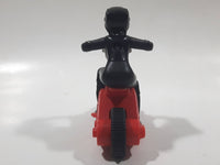 2015 McDonald's Hotel Transylvania 2 Mavis Red Motorcycle 3 1/4" Long Plastic Toy Vehicle