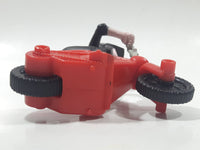 2015 McDonald's Hotel Transylvania 2 Mavis Red Motorcycle 3 1/4" Long Plastic Toy Vehicle