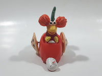 1987-1988 Red Fraggle Rock Radish Shaped Toy Car Vehicle McDonald's Happy Meal Toy