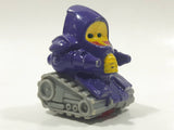 1995 Subway JGI & DAI Cy-Treds Robot Pullback Purple 2" Tall Toy Figure