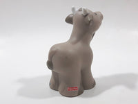 2001 Little People Farm Animals Grey Cow 2 3/4" Tall Toy Figure