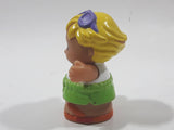 1998 Little People Blonde Boy Eddie with Purple Sunglasses on Head 2 3/8" Tall Toy Figure