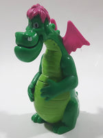 1996 McDonald's Disney Pete's Dragon Movie Green 3 1/2" Tall Plastic Toy Figure