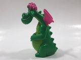 1996 McDonald's Disney Pete's Dragon Movie Green 3 1/2" Tall Plastic Toy Figure