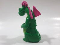 1996 McDonald's Disney Pete's Dragon Movie Green 3 1/2" Tall Plastic Toy Figure