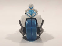 1999 McDonald's Max Steel White Street Bike Motorcycle Turbofied Cycle 4" Length Toy Vehicle