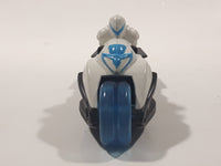 1999 McDonald's Max Steel White Street Bike Motorcycle Turbofied Cycle 4" Length Toy Vehicle