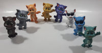 2010 - 2016 McDonald's Outfit7 Limited Talking Tom 3 5/8" Tall Toy Figure Lot of 8