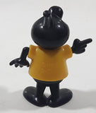 Ferrero Kinder Surprise MPG S-27 Black Character in Yellow Shirt 1 3/4" Tall Toy Figure