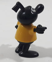 Ferrero Kinder Surprise MPG S-27 Black Character in Yellow Shirt 1 3/4" Tall Toy Figure