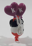 Ferrero Kinder Surprise MPG S-27 Egg Holding Purple Balloons 1 1/2" Tall Toy Figure