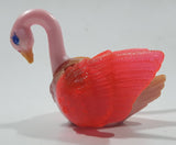 1996 Kenner Littlest Pet Shop Pink Swan Bird 2 1/2" Long Toy Figure