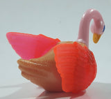 1996 Kenner Littlest Pet Shop Pink Swan Bird 2 1/2" Long Toy Figure