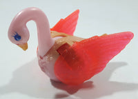 1996 Kenner Littlest Pet Shop Pink Swan Bird 2 1/2" Long Toy Figure