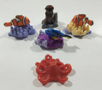 2016 Disney Pixar Kinder Surprise Finding Dory Toy Figures Otter, Hank, Marlin, Dory, Nemo