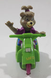 1991 McDonald's Hanna Barbera Yogi Bear Rev-up Action Cindy Bear Cartoon Character on Scooter  Toy