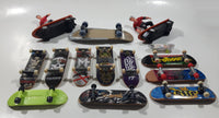 Mixed Lot of 14 Fingerboard Miniature Skateboards 2" to 5" Tech Deck and Others