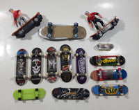 Mixed Lot of 14 Fingerboard Miniature Skateboards 2" to 5" Tech Deck and Others