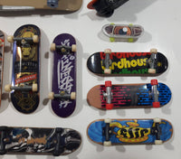 Mixed Lot of 14 Fingerboard Miniature Skateboards 2" to 5" Tech Deck and Others