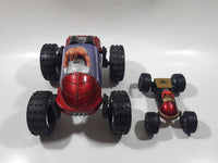 Spider-Man 3 3/4" Long and 6 3/4" Long Toy Vehicle Flip Cars