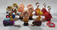 Peanuts Charlie Brown Snoopy Woodstock Toy Figures and Vehicles Mixed Lot