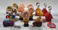 Peanuts Charlie Brown Snoopy Woodstock Toy Figures and Vehicles Mixed Lot