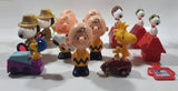 Peanuts Charlie Brown Snoopy Woodstock Toy Figures and Vehicles Mixed Lot