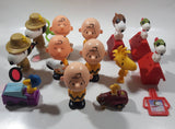 Peanuts Charlie Brown Snoopy Woodstock Toy Figures and Vehicles Mixed Lot