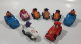 1985 and 1988 McDonald's Fast Macs and Turbo Macs Birdie, Officer Big Mac, Hamburglar, Grimace, Ronald Pull Back Toy Car Vehicles Mixed Lot