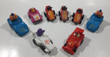 1985 and 1988 McDonald's Fast Macs and Turbo Macs Birdie, Officer Big Mac, Hamburglar, Grimace, Ronald Pull Back Toy Car Vehicles Mixed Lot