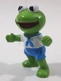 Vintage HA! The Muppets 1986 Baby Kermit The Frog Skateboarding Figurine McDonald's Happy Meal Toy