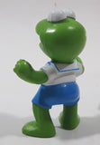 Vintage HA! The Muppets 1986 Baby Kermit The Frog Skateboarding Figurine McDonald's Happy Meal Toy